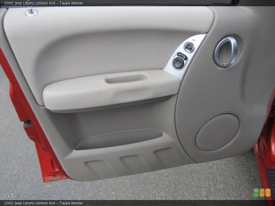 Taupe Interior Door Panel for the 2002 Jeep Liberty Limited 4x4 #69666150