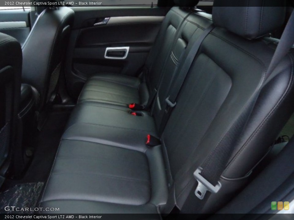 Black Interior Rear Seat for the 2012 Chevrolet Captiva Sport LTZ AWD #69666486