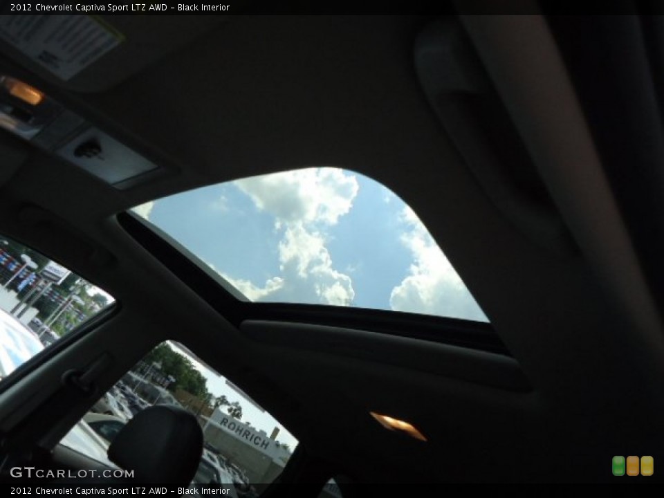 Black Interior Sunroof for the 2012 Chevrolet Captiva Sport LTZ AWD #69666498
