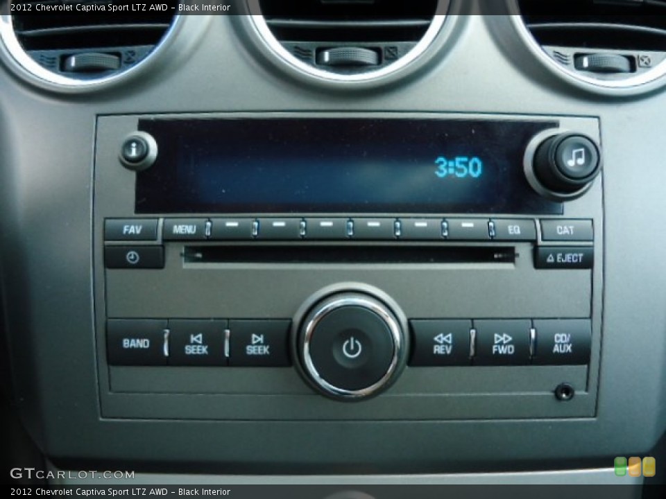 Black Interior Audio System for the 2012 Chevrolet Captiva Sport LTZ AWD #69666606