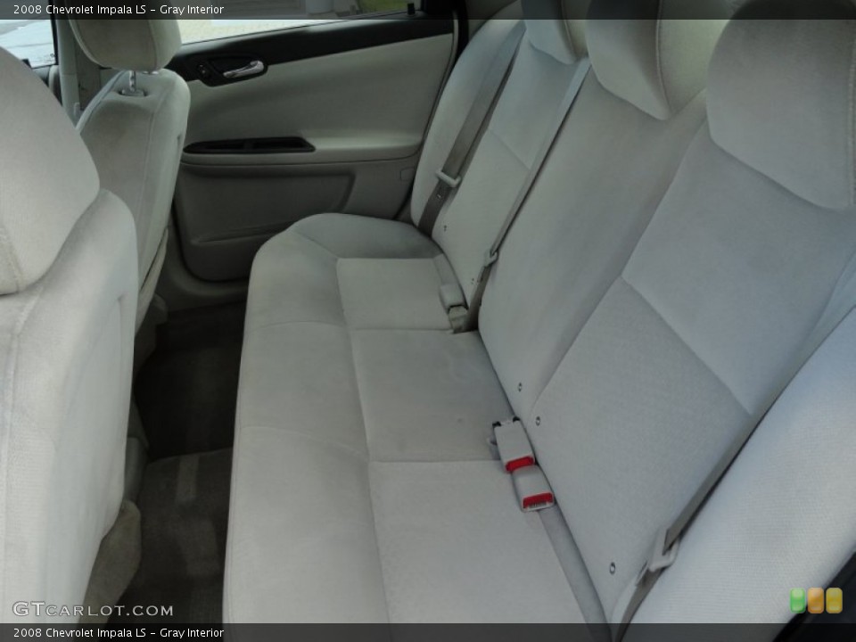 Gray Interior Rear Seat for the 2008 Chevrolet Impala LS #69667680