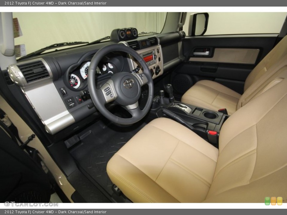 Dark Charcoal/Sand Interior Prime Interior for the 2012 Toyota FJ Cruiser 4WD #69667755