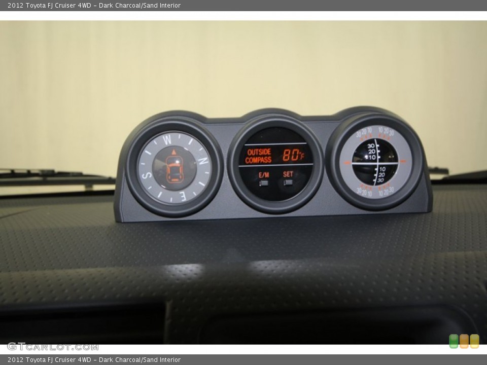 Dark Charcoal/Sand Interior Gauges for the 2012 Toyota FJ Cruiser 4WD #69667806