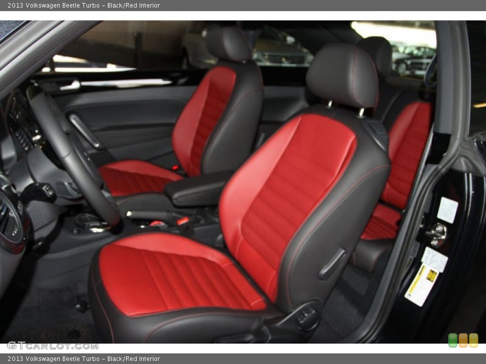 Black/Red Interior Photo for the 2013 Volkswagen Beetle Turbo #69667909