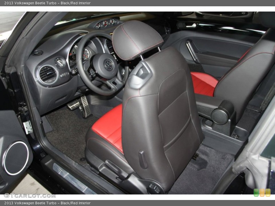 Black/Red Interior Photo for the 2013 Volkswagen Beetle Turbo #69667928