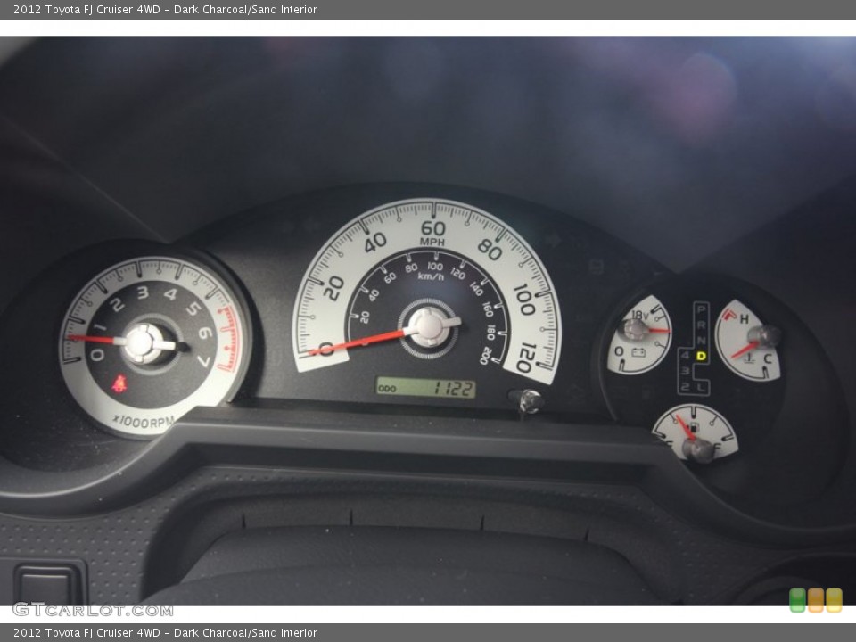 Dark Charcoal/Sand Interior Gauges for the 2012 Toyota FJ Cruiser 4WD #69667995