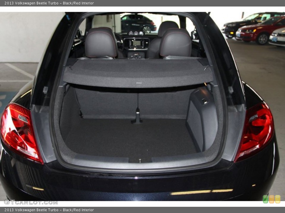 Black/Red Interior Trunk for the 2013 Volkswagen Beetle Turbo #69667998