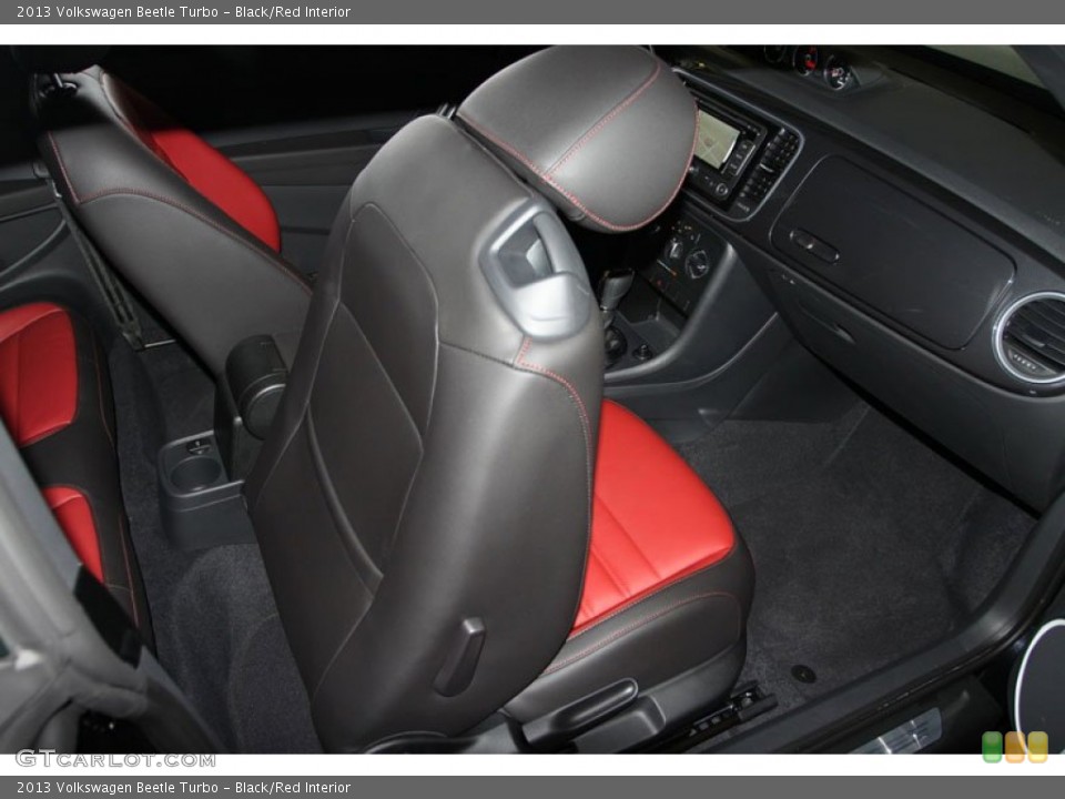 Black/Red Interior Photo for the 2013 Volkswagen Beetle Turbo #69668010
