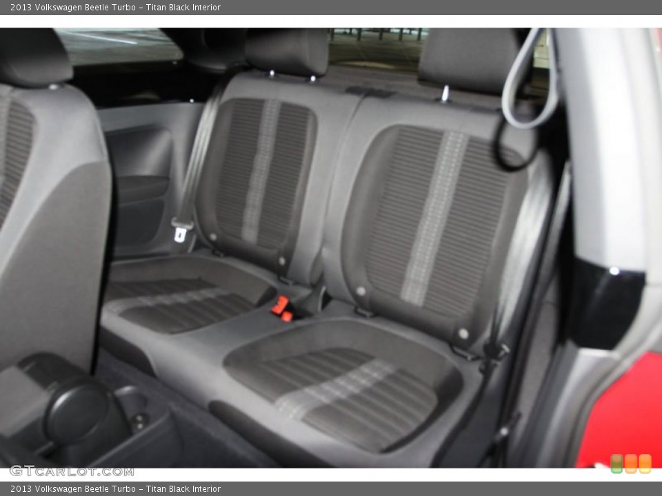 Titan Black Interior Rear Seat for the 2013 Volkswagen Beetle Turbo #69668173