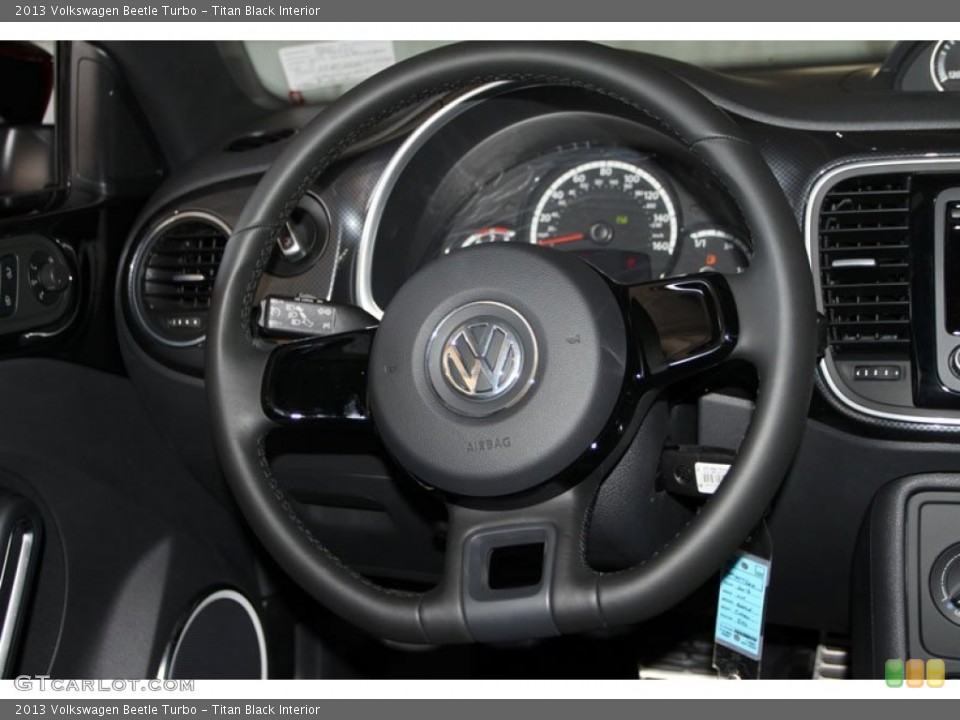 Titan Black Interior Steering Wheel for the 2013 Volkswagen Beetle Turbo #69668200