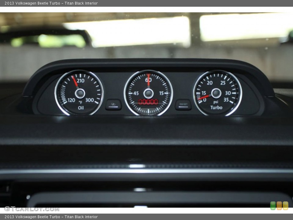 Titan Black Interior Gauges for the 2013 Volkswagen Beetle Turbo #69668208