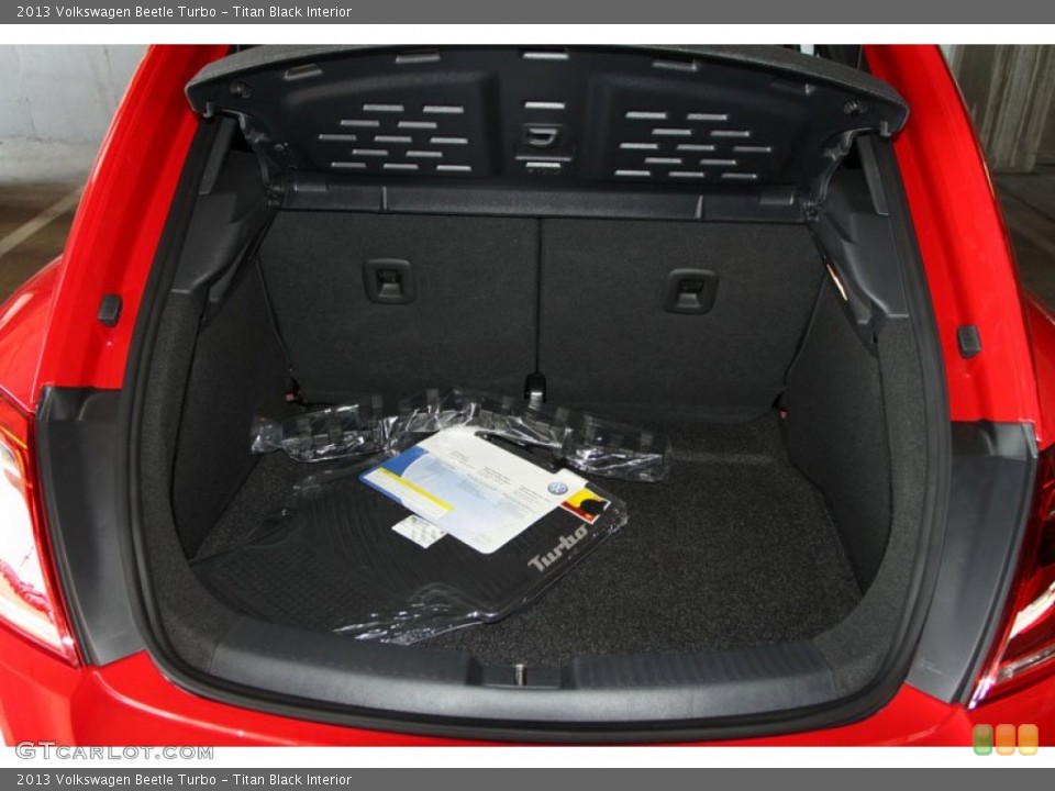 Titan Black Interior Trunk for the 2013 Volkswagen Beetle Turbo #69668235