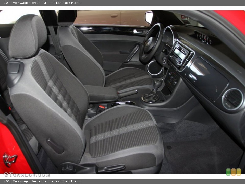 Titan Black Interior Front Seat for the 2013 Volkswagen Beetle Turbo #69668250