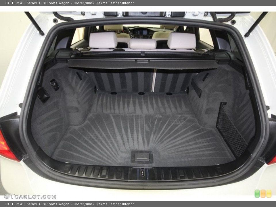 Oyster/Black Dakota Leather Interior Trunk for the 2011 BMW 3 Series 328i Sports Wagon #69668286