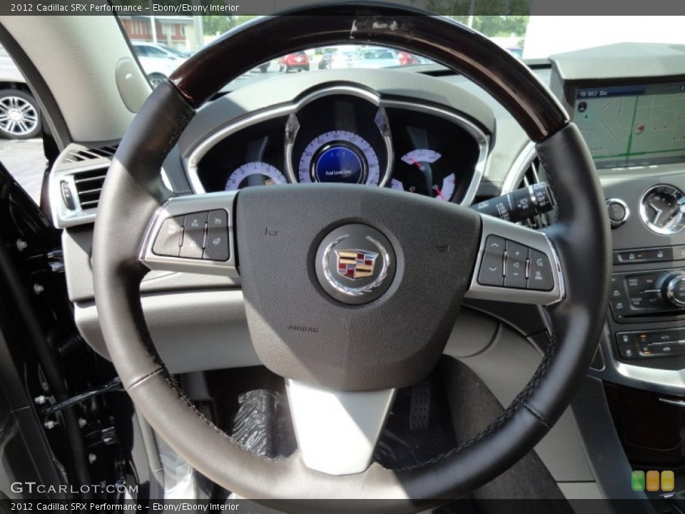 Ebony/Ebony Interior Steering Wheel for the 2012 Cadillac SRX Performance #69668370