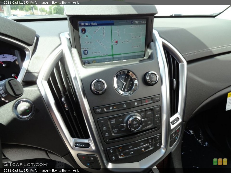 Ebony/Ebony Interior Controls for the 2012 Cadillac SRX Performance #69668379