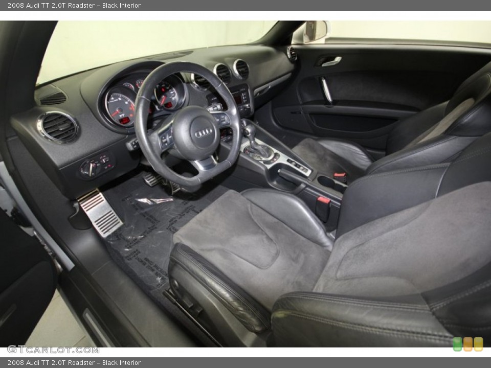 Black Interior Prime Interior for the 2008 Audi TT 2.0T Roadster #69668826