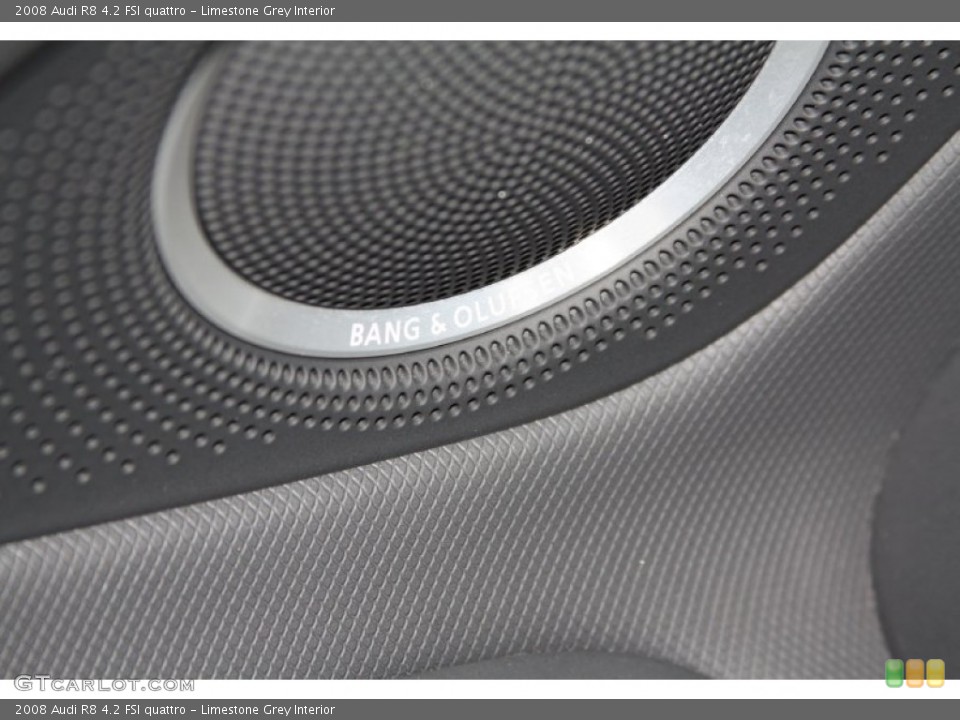 Limestone Grey Interior Audio System for the 2008 Audi R8 4.2 FSI quattro #69670836