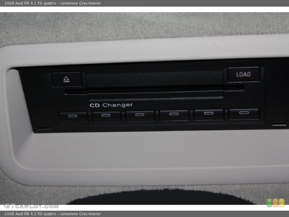 Limestone Grey Interior Audio System for the 2008 Audi R8 4.2 FSI quattro #69670872