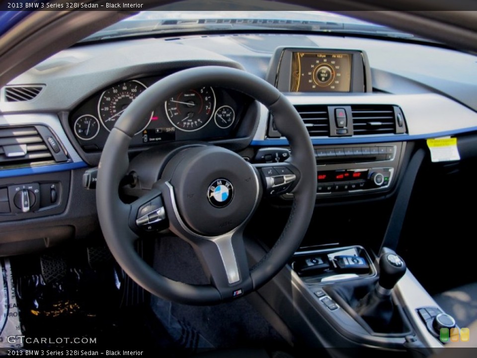 Black Interior Dashboard for the 2013 BMW 3 Series 328i Sedan #69673074