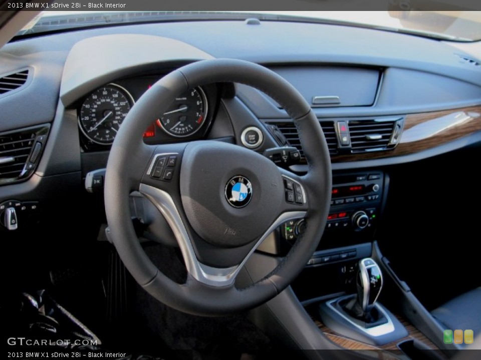 Black Interior Steering Wheel for the 2013 BMW X1 sDrive 28i #69673161