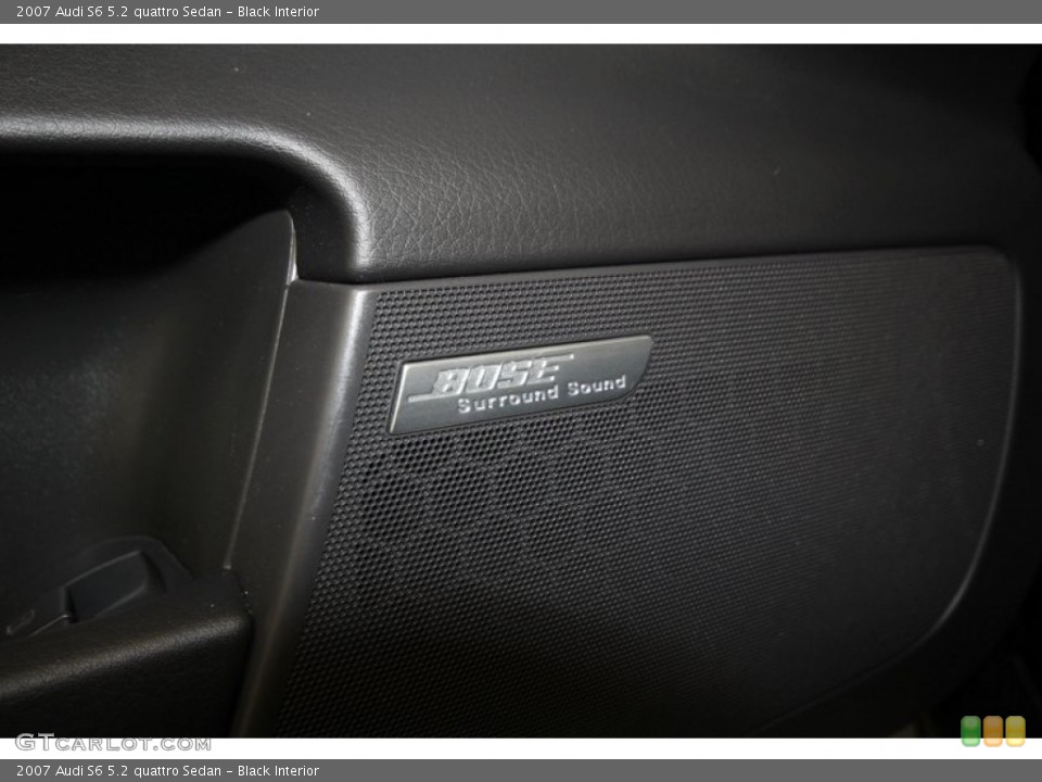 Black Interior Audio System for the 2007 Audi S6 5.2 quattro Sedan #69673762