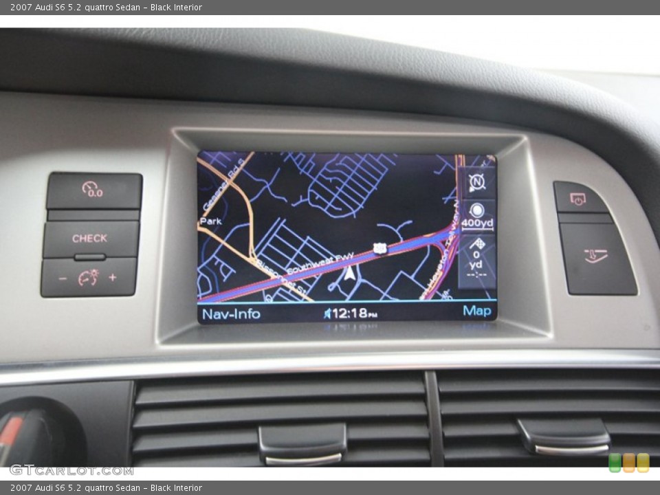 Black Interior Navigation for the 2007 Audi S6 5.2 quattro Sedan #69673827