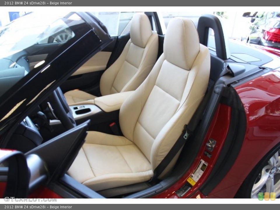 Beige Interior Front Seat for the 2012 BMW Z4 sDrive28i #69678099