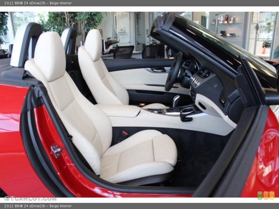 Beige Interior Front Seat for the 2012 BMW Z4 sDrive28i #69678216