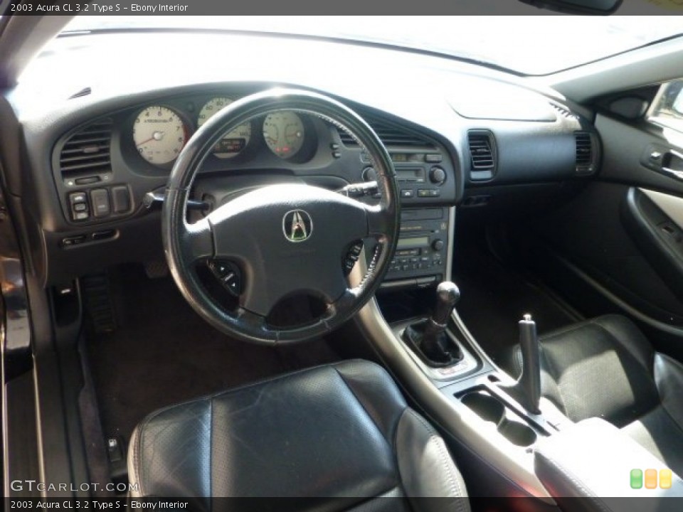 Ebony 2003 Acura CL Interiors