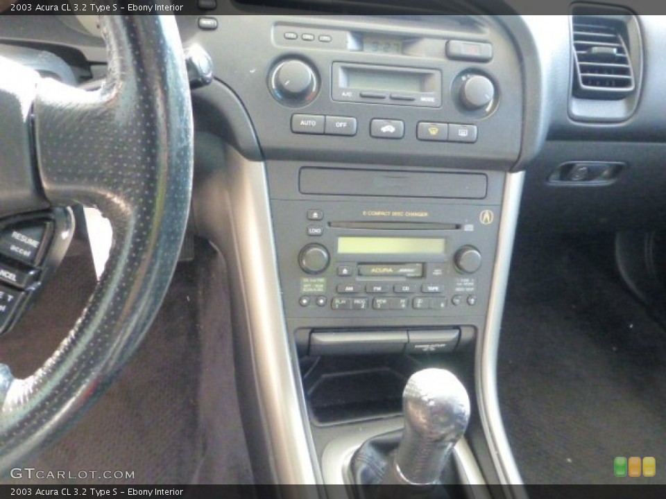 Ebony Interior Controls for the 2003 Acura CL 3.2 Type S #69681531