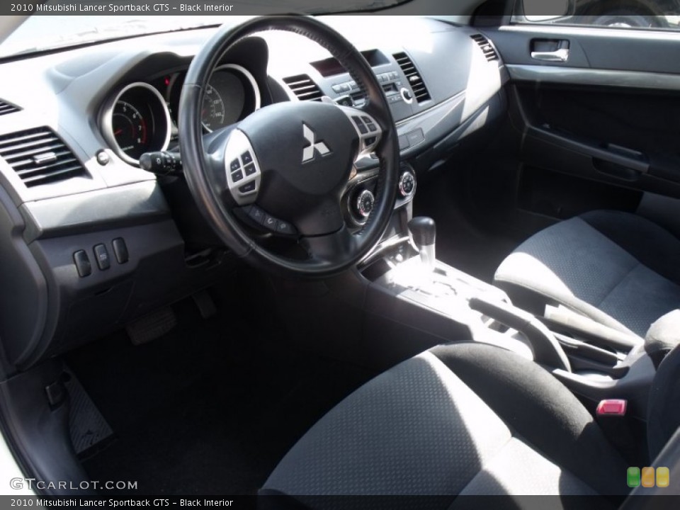 Black Interior Prime Interior for the 2010 Mitsubishi Lancer Sportback GTS #69682461