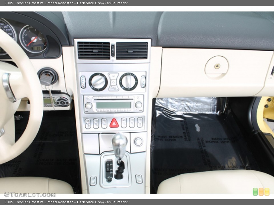 Dark Slate Grey/Vanilla Interior Controls for the 2005 Chrysler Crossfire Limited Roadster #69682701