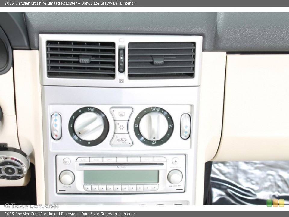 Dark Slate Grey/Vanilla Interior Controls for the 2005 Chrysler Crossfire Limited Roadster #69682714