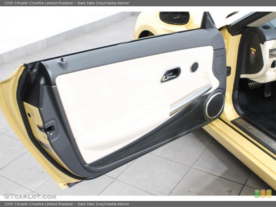 Dark Slate Grey/Vanilla Interior Door Panel for the 2005 Chrysler Crossfire Limited Roadster #69682758