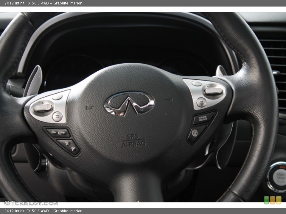 Graphite Interior Steering Wheel for the 2012 Infiniti FX 50 S AWD #69683859