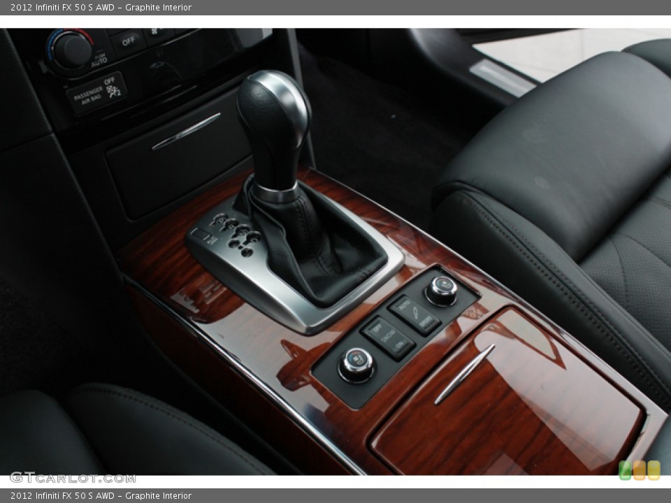 Graphite Interior Transmission for the 2012 Infiniti FX 50 S AWD #69683898