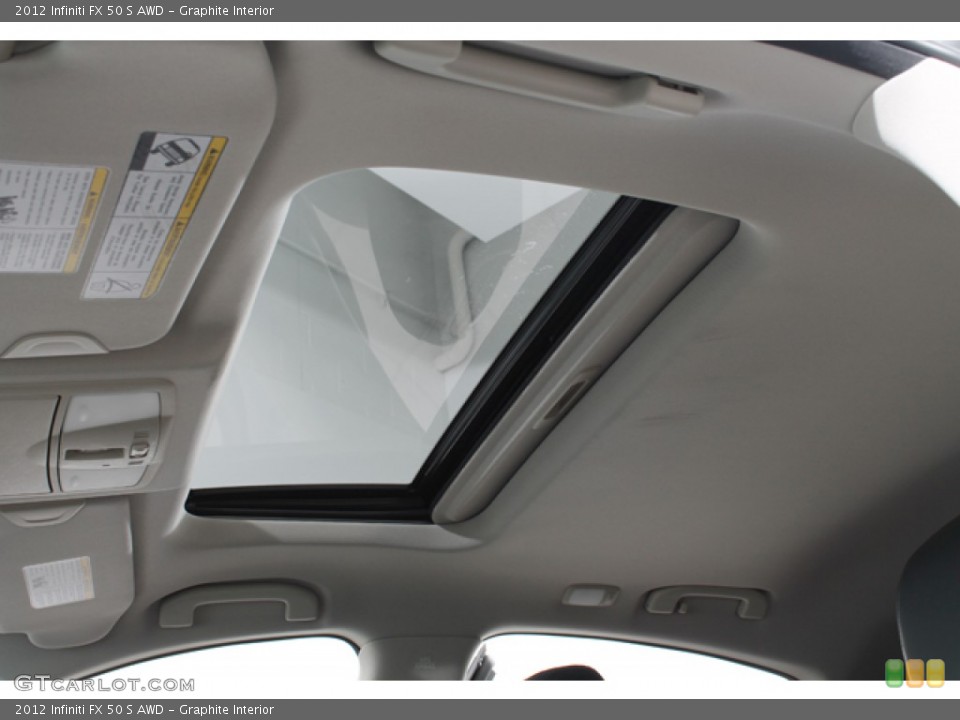 Graphite Interior Sunroof for the 2012 Infiniti FX 50 S AWD #69684027