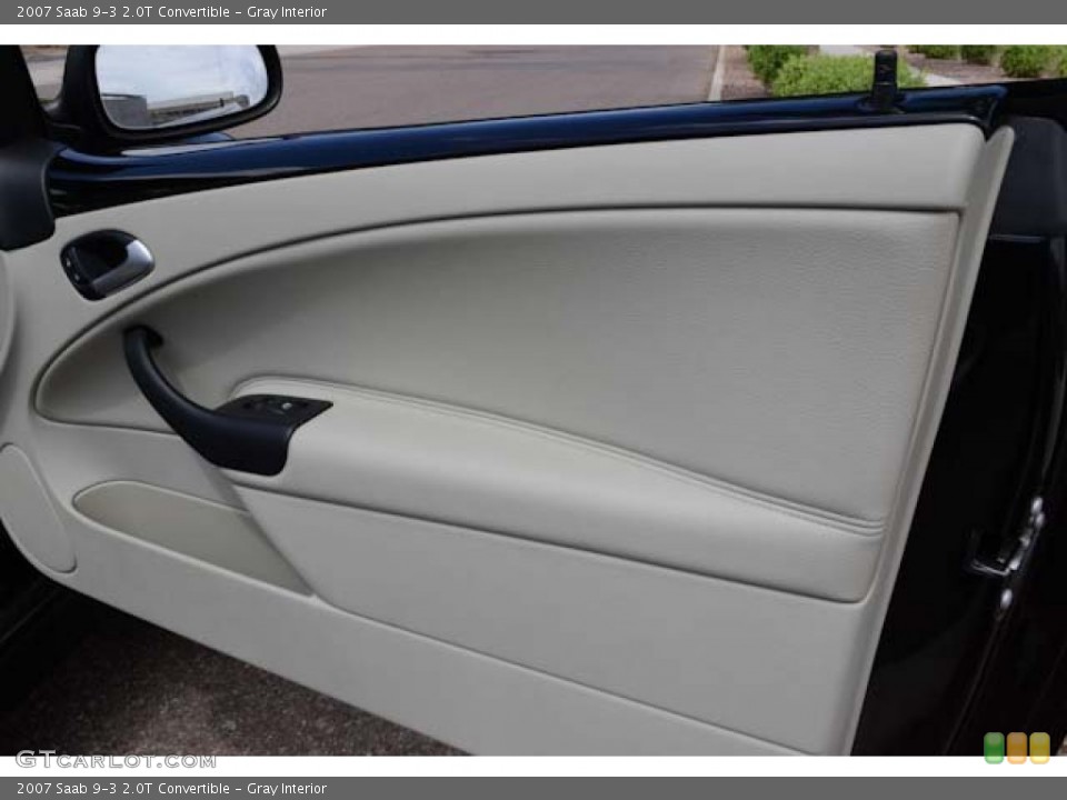 Gray Interior Door Panel for the 2007 Saab 9-3 2.0T Convertible #69684519