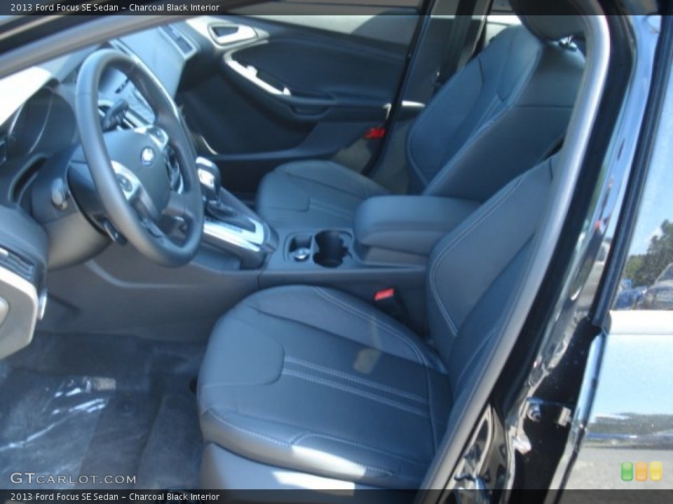 Charcoal Black Interior Front Seat for the 2013 Ford Focus SE Sedan #69687078