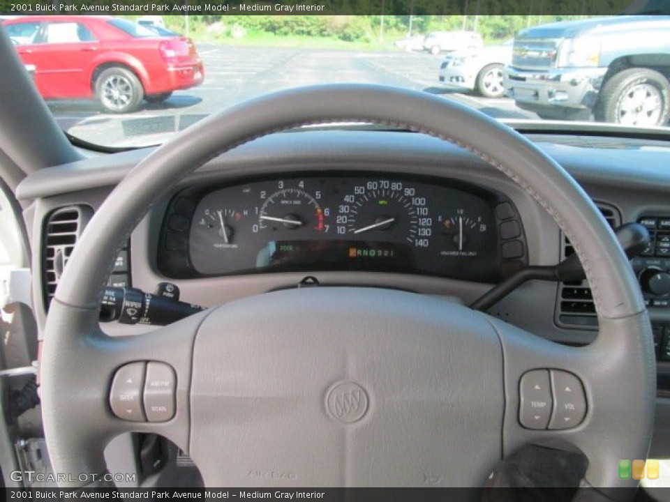 Medium Gray Interior Steering Wheel for the 2001 Buick Park Avenue  #69688383