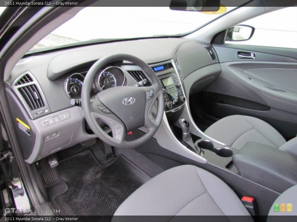Gray Interior Prime Interior for the 2011 Hyundai Sonata GLS #69688992