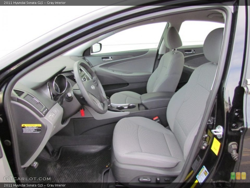 Gray Interior Front Seat for the 2011 Hyundai Sonata GLS #69689001