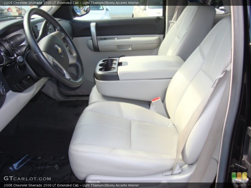 Light Titanium/Ebony Accents Interior Photo for the 2008 Chevrolet Silverado 1500 LT Extended Cab #69689484