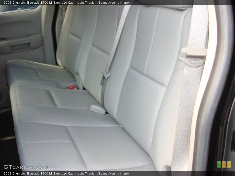 Light Titanium/Ebony Accents Interior Rear Seat for the 2008 Chevrolet Silverado 1500 LT Extended Cab #69689493