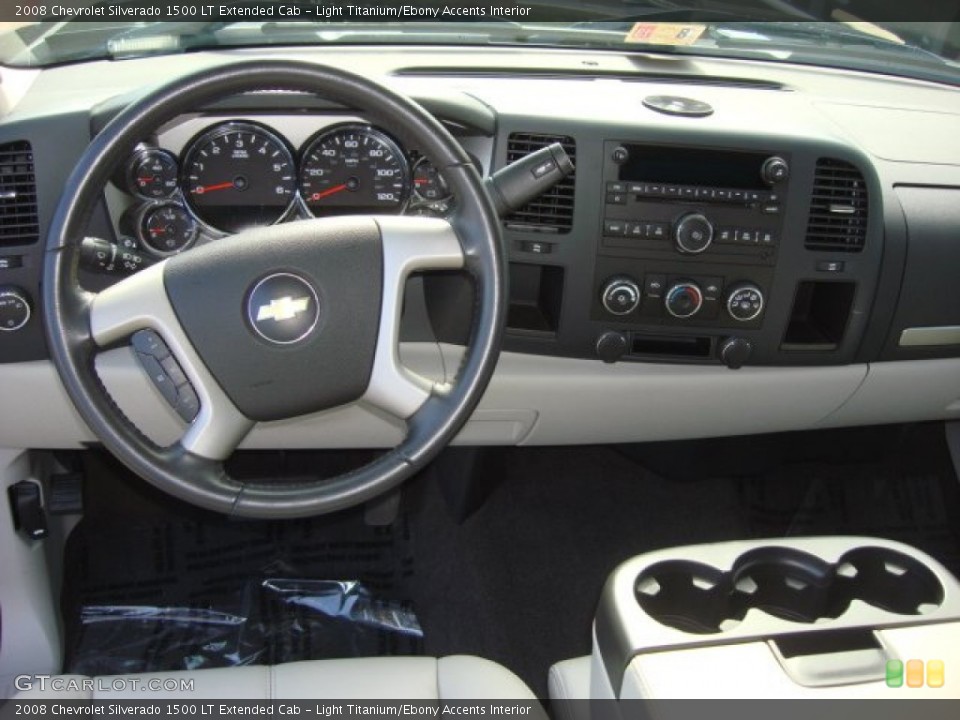 Light Titanium/Ebony Accents Interior Dashboard for the 2008 Chevrolet Silverado 1500 LT Extended Cab #69689502