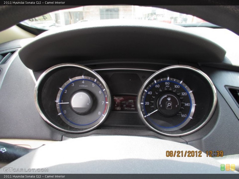 Camel Interior Gauges for the 2011 Hyundai Sonata GLS #69690372