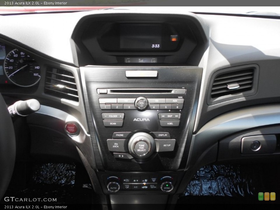 Ebony Interior Controls for the 2013 Acura ILX 2.0L #69696162