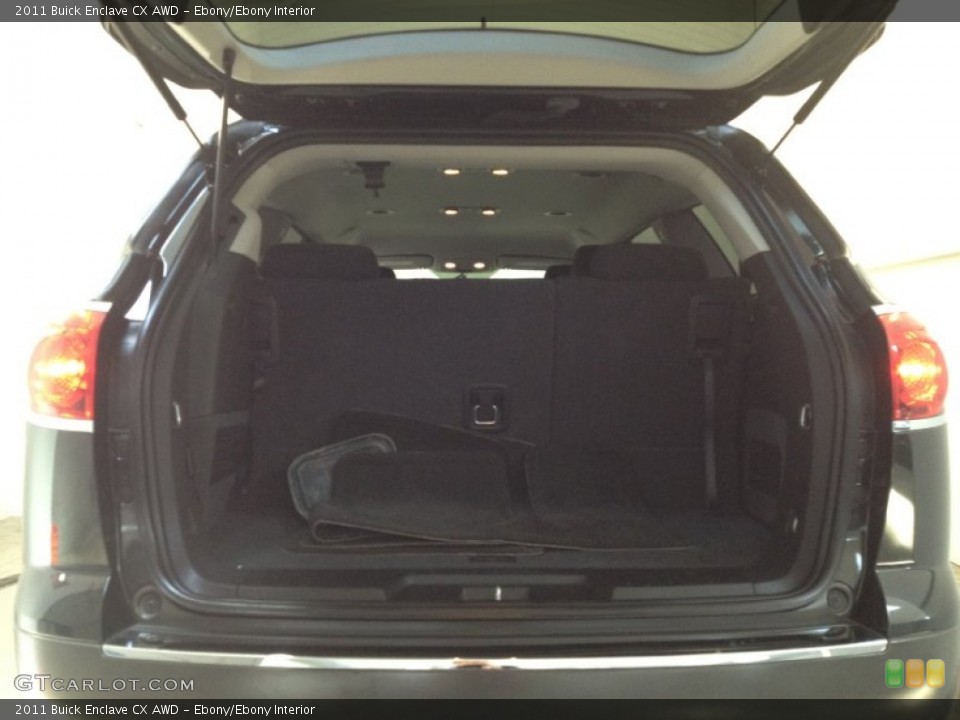Ebony/Ebony Interior Trunk for the 2011 Buick Enclave CX AWD #69696888