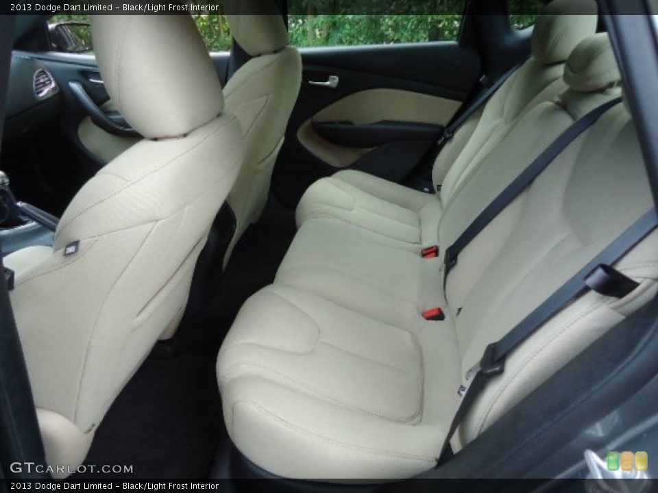 Black/Light Frost Interior Rear Seat for the 2013 Dodge Dart Limited #69699219